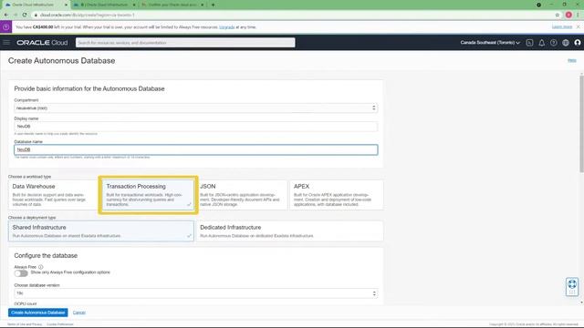 Micronaut 70 - [Task] Create Oracle Autonomous DB Instance смотреть онлайн