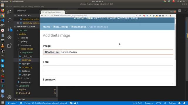Register Your Django Database Model (11/27) смотреть онлайн