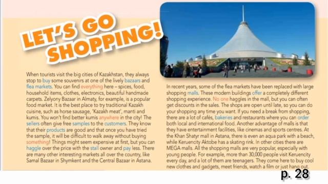 Grade 8 MY COUNTRY Daily life and shopping Ex 2 p 28 English Plus смотреть онлайн