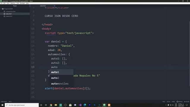 JSON desde cero | Arreglos dentro de Objetos Json | Parte #24 смотреть онлайн
