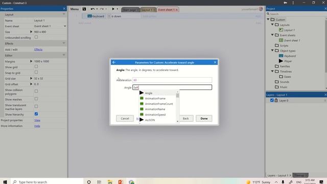 Construct 3 tutorial part 35 (Custom movement) смотреть онлайн