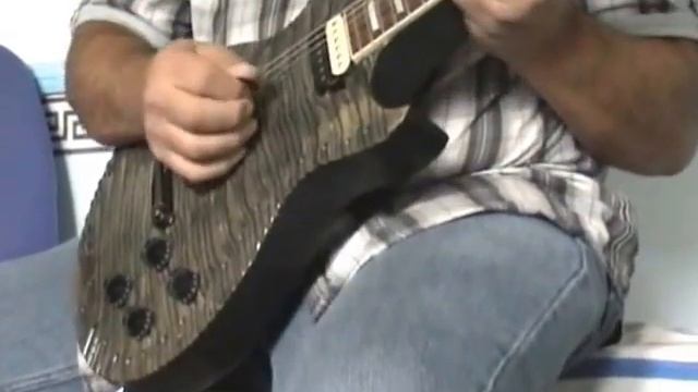 J&D Brothers LesPaul Standard, CRAZY carved out Maple top, set neck, смотреть онлайн