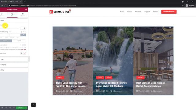 How to Use Post Accordion Widget by Ultimate Post Kit смотреть онлайн