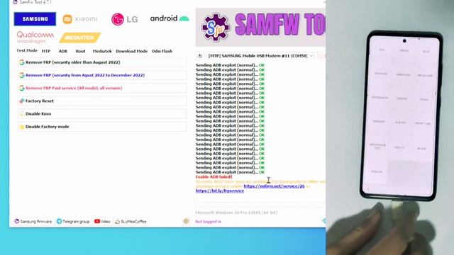 Samsung FRP Bypass 2023 ADB Enable Fail New Security | Samfw FRP Tool v4.7 Update | Android 13 Frp смотреть онлайн