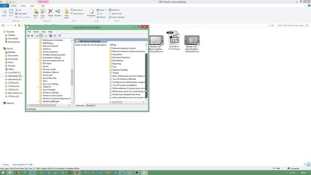 How to disable Windows Defender in Windows 8.1,Windows 10 - tutorial EN смотреть онлайн