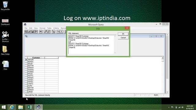 Extract Unique Record in Excel Data with SQL - Online Advanced Excel Course смотреть онлайн
