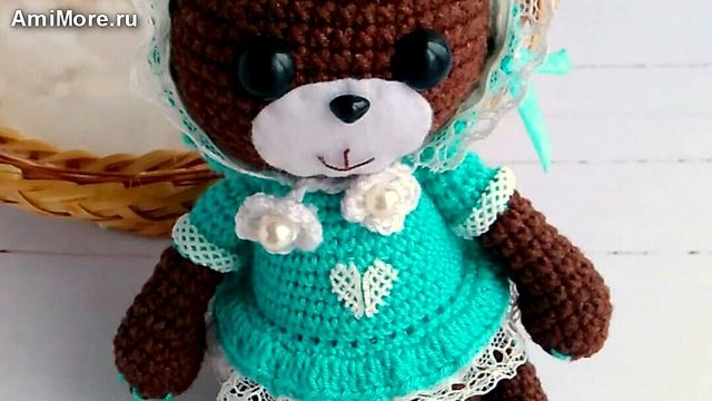 Амигуруми: схема Мишки Малышки. Игрушки вязаные крючком. Free crochet patterns. смотреть онлайн