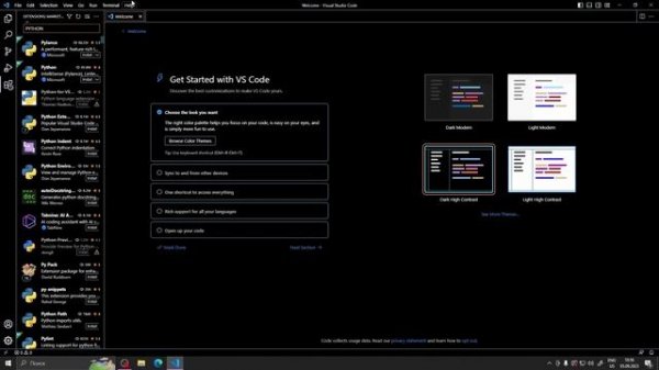 Актуальная УСТАНОВКА Visual Studio Code для Python