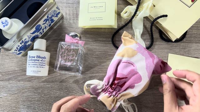 Jo Malone Rose Blush unboxing смотреть онлайн