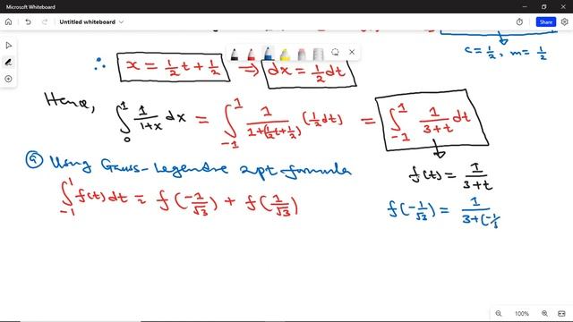 Gauss-Legendre Integration methods -- using both 2-point and 3-point formulae. смотреть онлайн