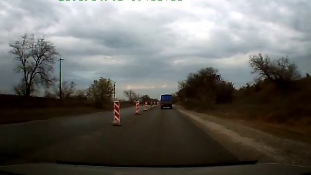 Вот такой ремонтик дороги!!! Крым Феодосия смотреть онлайн