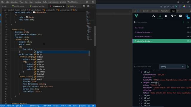 Ürünler Projesi | Ürünleri Listeleme | Vue.js - Vuex смотреть онлайн