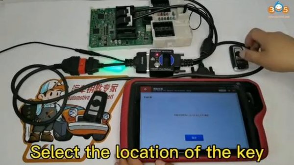 Test BMW FEM Key with Xhorse Key Tool Plus and GODIAG FEM test platform obdii365