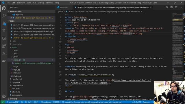 [Stream Archive | 2020-01-10] First stream! Publishing an episode of #AspNetCoreFromZeroToOverkill смотреть онлайн