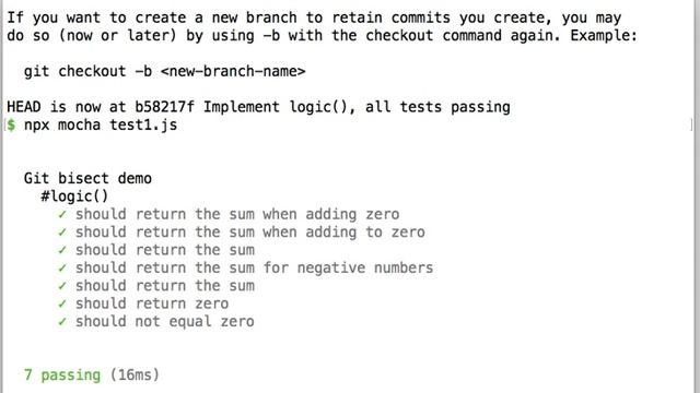 Automated git-bisect demo смотреть онлайн