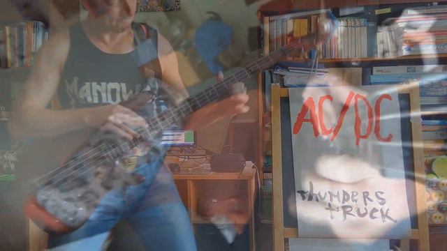 AC/DC Thunderstruck Bass tapping cover смотреть онлайн