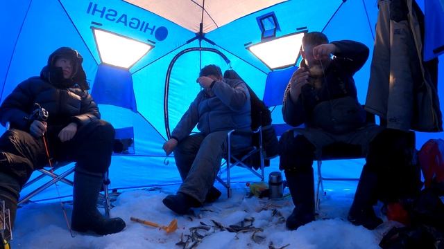 Сахалинская рыбалка оз Изменчивое тайфун, зубарь смотреть онлайн