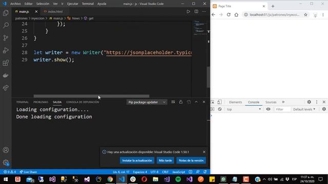 Inyección de dependencia en Javascript ? смотреть онлайн