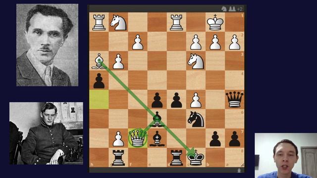 Григорьев - Алехин. Французская защита. Партия миниатюра. смотреть онлайн