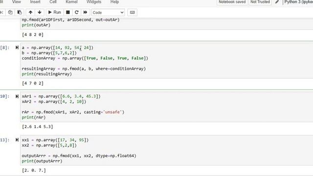 Python Numpy fmod Function Explained | np.fmod() | Python Numpy Function | Numpy Python Tutorial смотреть онлайн