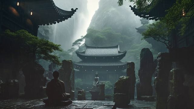 Hidden Temple - Atmospheric Meditation Music for Focus and Relaxation - 1 HOUR смотреть онлайн