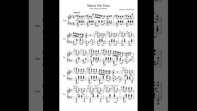 Ludwig Van Beethoven - Turkish March смотреть онлайн