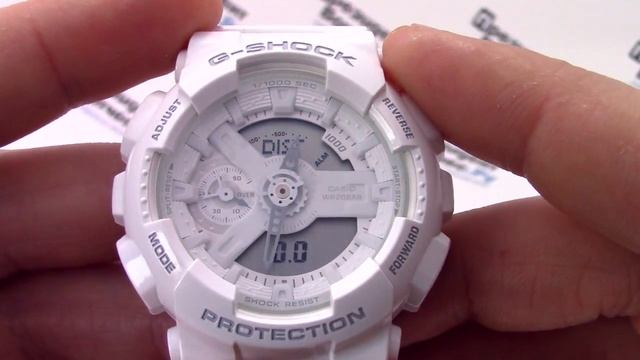 Часы Casio G-SHOCK GMA-S110CM-7A1 - Инструкция, как настроить от PresidentWatches.Ru смотреть онлайн