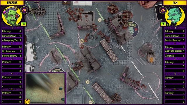 Necrons vs Chaos Space Marines: A Warhammer 40k Battle Report | 10th Edition 2000pts смотреть онлайн