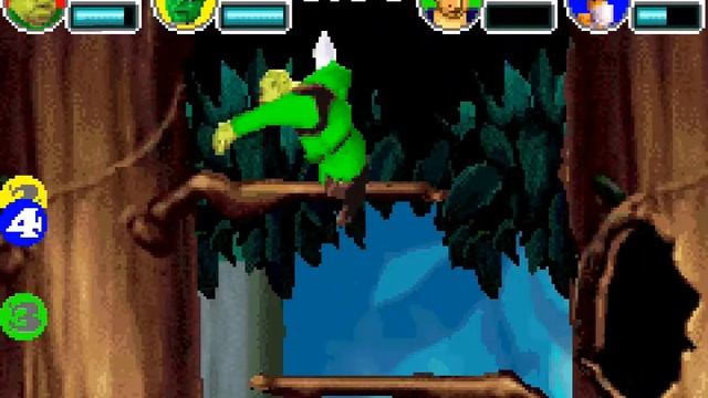 Shrek SuperSlam ... (GBA) Gameplay смотреть онлайн