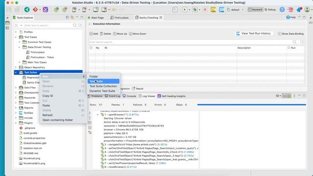 Chapter 1.2: Data- Driven Testing With Internal Data in Katalon Studio смотреть онлайн