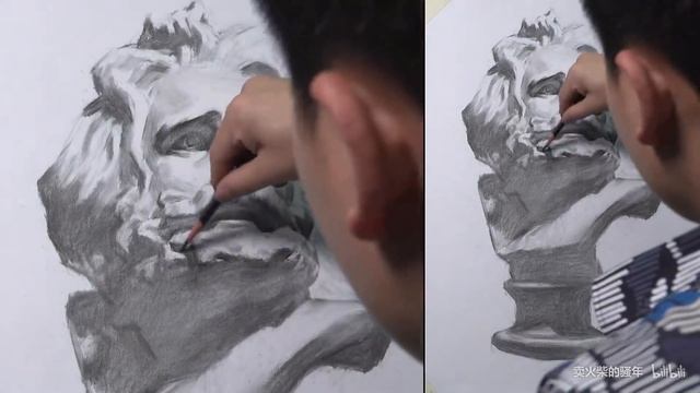 How to Draw Plaster cast in Pencil 2 смотреть онлайн