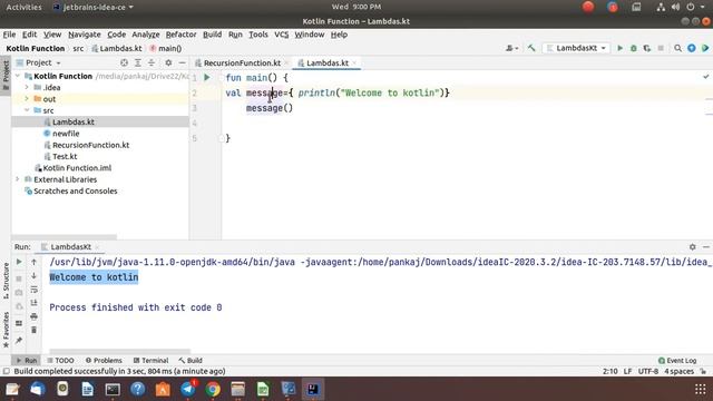 Kotlin Lambdas Expressions and Anonymous Functions смотреть онлайн