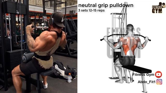 Full Exercise Back for GIT Wide Back | Best Back Workout تمارين الظهر смотреть онлайн