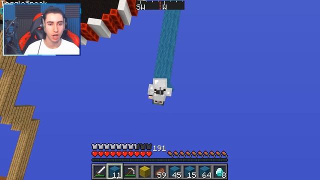 I secretly cheated with a BRIDGING MOD in Bedwars... смотреть онлайн