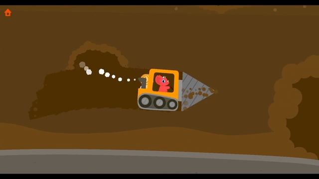 Динозаврик собирает алмазы. Dinosaur Digger. смотреть онлайн