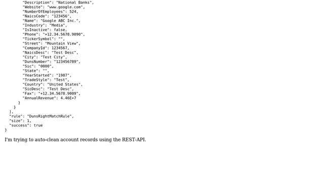 Salesforce: De-serialized Json to Account fields смотреть онлайн