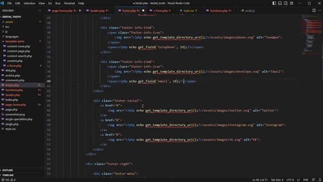 Интеграция верстки на Wordpress - Подробный урок. Часть 11 смотреть онлайн