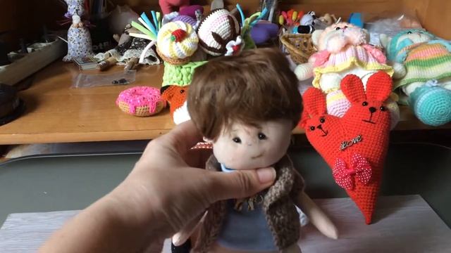 Мои вязаные игрушки за январь. смотреть онлайн