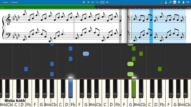 Ludovico Einaudi - Nuvole Bianche [Piano Tutorial | Sheets | MIDI] Synthesia смотреть онлайн