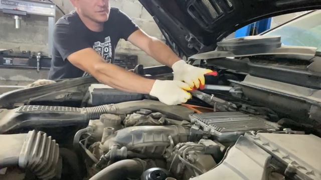 Замена масла и фильтров Мерседес GLE450 2015г