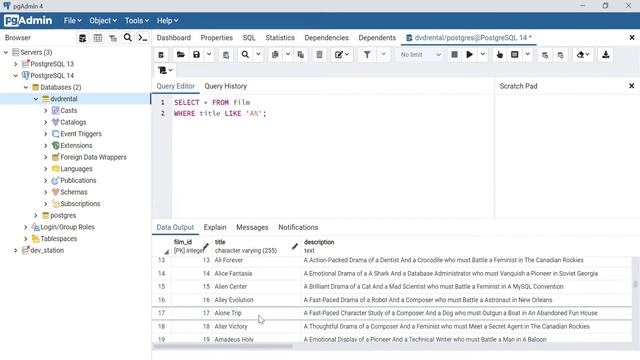 SQL для начинающих: Урок 6: Команды LIKE и ILIKE смотреть онлайн