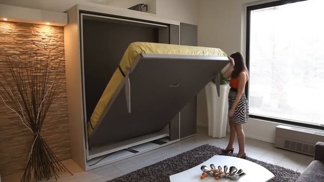 Amazing Space Saving Furniture Hidden In Wall #2 смотреть онлайн