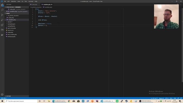Aprender PHP - 2 - Declaración de variables y estructuras de control if/else смотреть онлайн