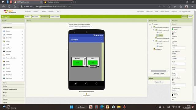 Kontrol Relay Auto dan Manual IoT - ESP32, Firebase, dan APP Inventor смотреть онлайн