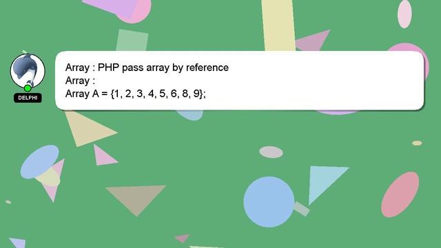 Array : PHP pass array by reference смотреть онлайн