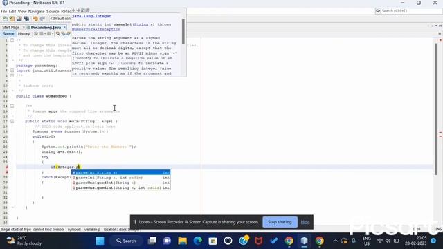 Java program to check number is positive or negative смотреть онлайн
