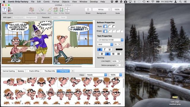 Comic Strip Factory Demo смотреть онлайн