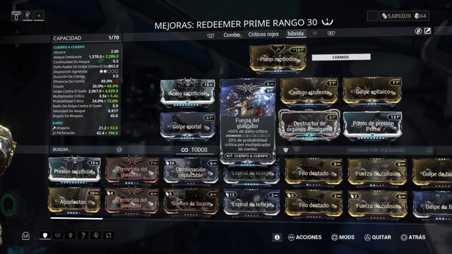 Warframe | Build | Redeemer Prime | Español Ps4 смотреть онлайн