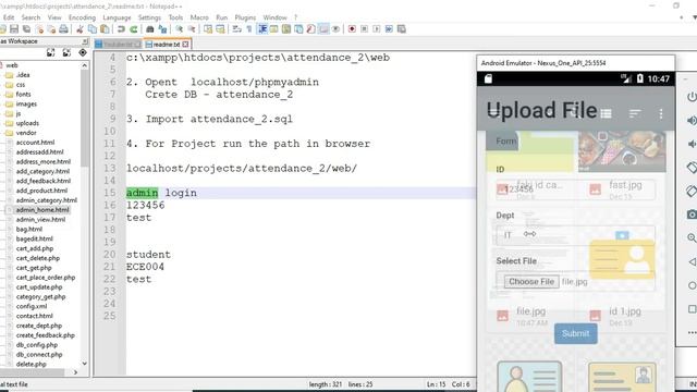 Student Attendance System   Android App -- Full Explanation