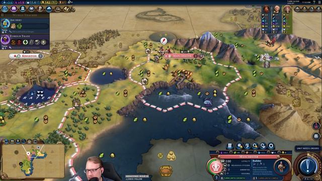 Let's Play Civilization 6: Gathering Storm - Deity - English Eleanor part 1 смотреть онлайн